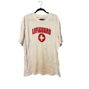 Lifeguard Coastal Beachcore Graphic Tee Oversized Y2K Surf Shirt 2XL